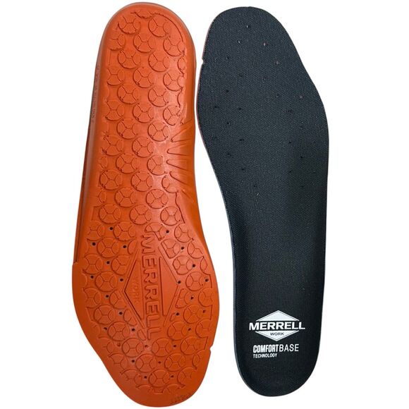 Merrell Jungle Moc Leather Comp Toe Work Shoe Men Size 10W 62044 Anti-Slip Brown - Picture 15 of 15